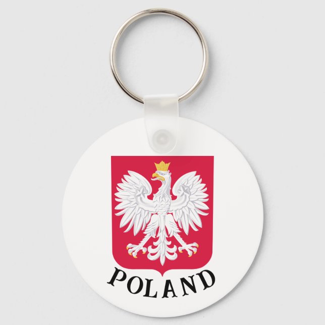 Vintage Poland Keychain (Front)