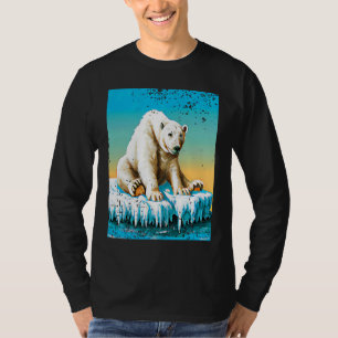 Vintage Polar Bear  Melting Arctic T-Shirt