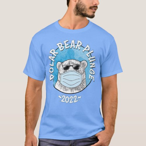 Vintage Polar Bear Plunge With FaceMask 2022 Premi T_Shirt
