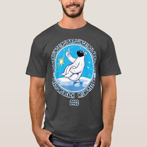 Vintage Polar Bear Plunge With FaceMask 2022  T_Shirt