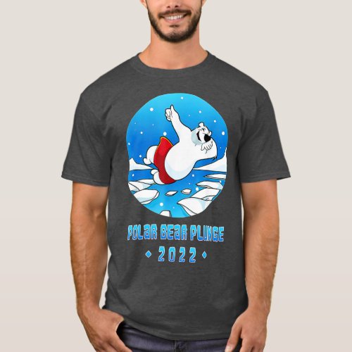 Vintage Polar Bear Plunge With FaceMask 2022 T_Shirt