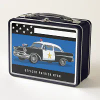 Police top lunch bag