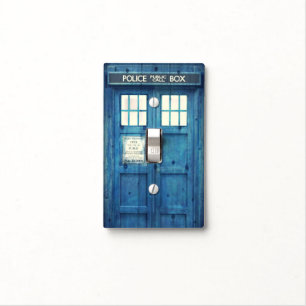 Vintage Police phone Public Call Box Light Switch Cover