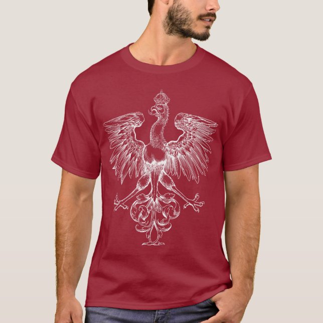 Vintage Polish Eagle Art (Tee) T-Shirts (Front)