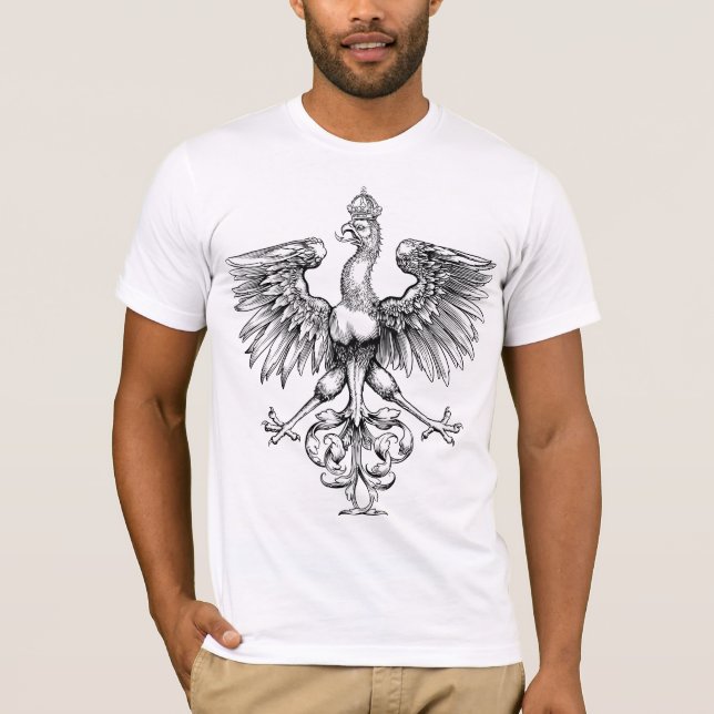 Vintage Polish Eagle Art (Tee) T-Shirts (Front)