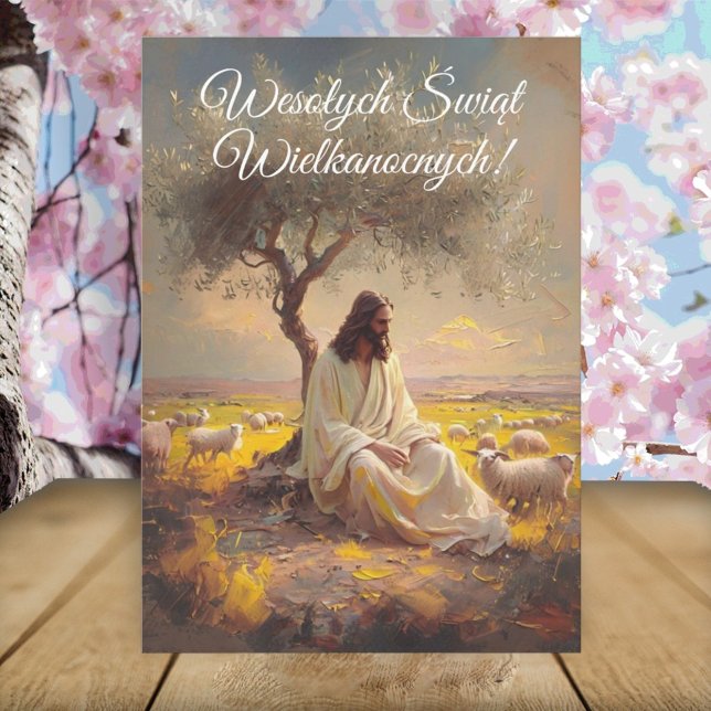 Vintage Polish Easter Wesolego Alleluja  Invitation (Creator Uploaded)