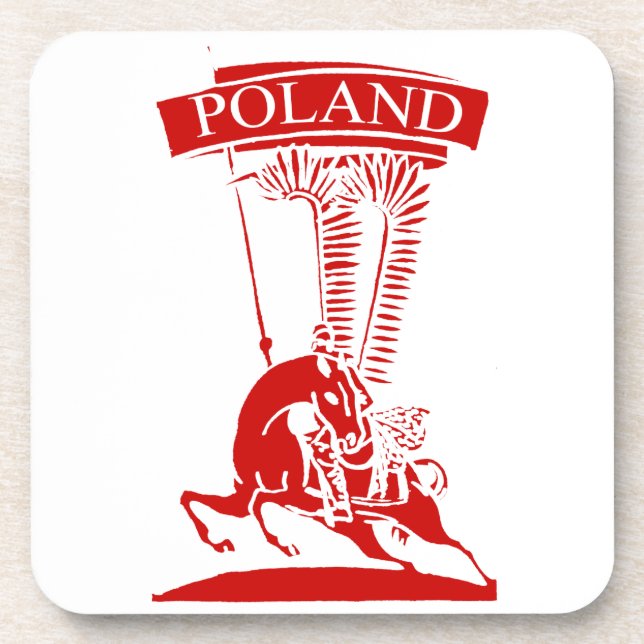 Vintage Polish Winged Hussar Coaster (Front)
