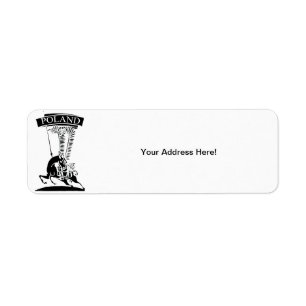 Vintage Polish Winged Hussar Label
