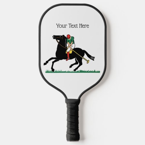 Vintage Polo Player on Pony Large Pickleball Paddle