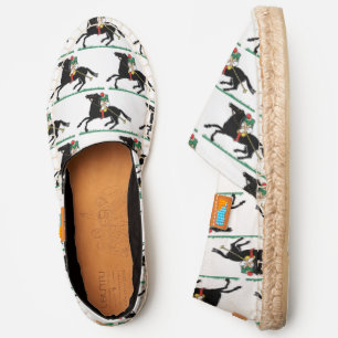 Vintage Polo Player on Pony LG Pattern Espadrilles