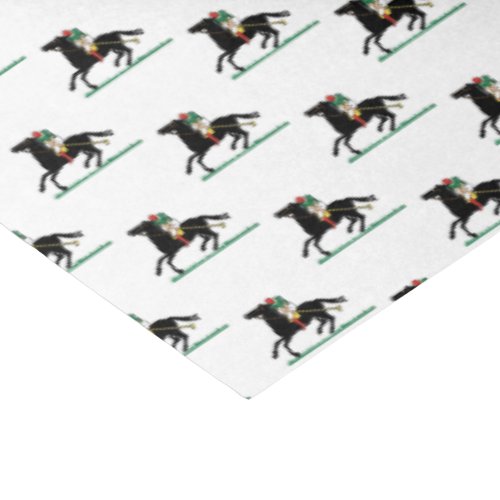 Vintage Polo Player on Pony Tissue Paper
