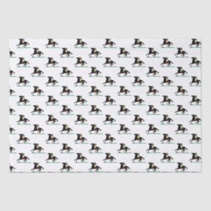 Vintage Polo Player on Pony Tissue Paper