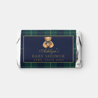 Vintage Polo Teddy Bear Chocolate Bar Favor