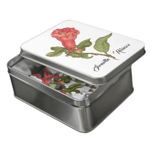 Vintage pomegranate flower blooming illustration jigsaw puzzle