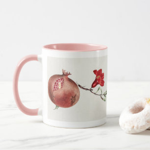 Vintage pomegranate mug