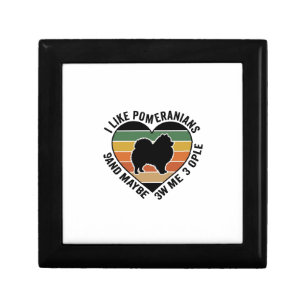 Vintage Pomeranian Heart Quote Dog Lover Shirt Des Gift Box