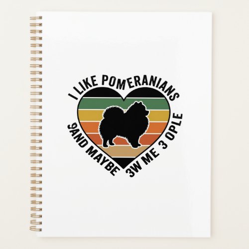 Vintage Pomeranian Heart Quote Dog Lover Shirt Des Planner