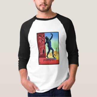 Vintage Pompeii Italian travel poster T-Shirt