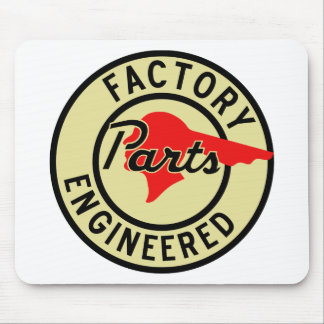 Vintage Pontiac Factory parts sign Mouse Pad