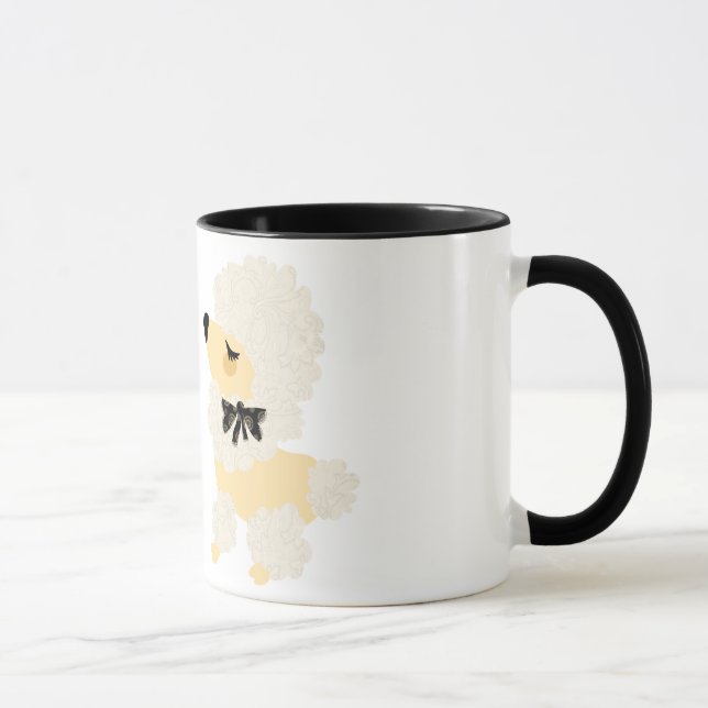 Vintage Poodle Mug (Right)