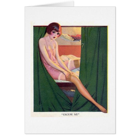 Vintage Pop Art Card
