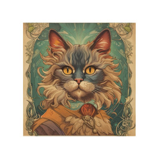 Vintage Pop Art Louis Wain Retro Style