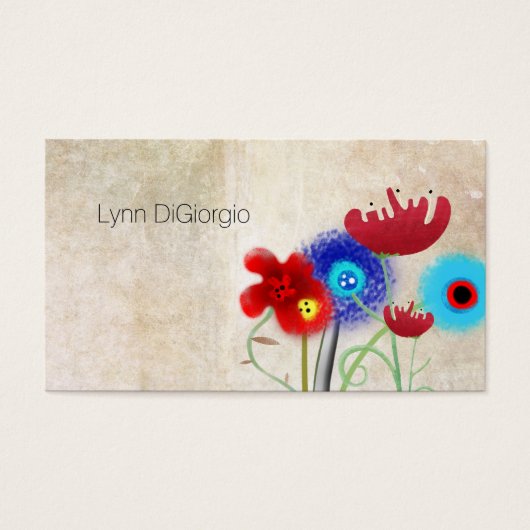 Vintage Poppies Blooming (Front)