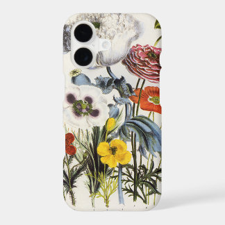 Vintage Poppies in the Garden, Victorian Flowers iPhone 17 Case