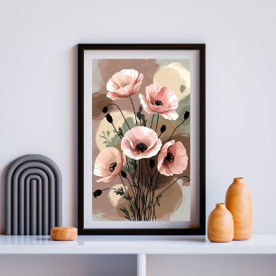 Vintage Poppy Reverie Poster