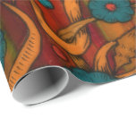 Vintage Poppy Wrapping Paper