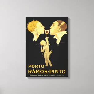 Vintage Port Advertisement Canvas Print