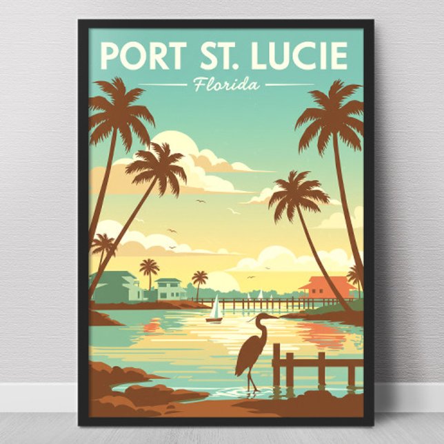 Vintage Port St. Lucie Florida Poster (Creator Uploaded)