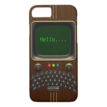 Vintage Portable Communication Device #1a Iphone 8/7 Case by sc0001 at Zazzle