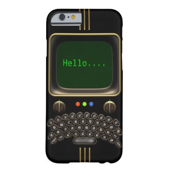 Vintage Portable Communication Device #1b Barely There Iphone 6 Case by sc0001 at Zazzle