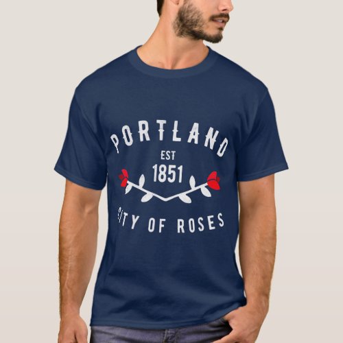 Vintage Portland City of Roses Oregon PDX 503 T_Shirt