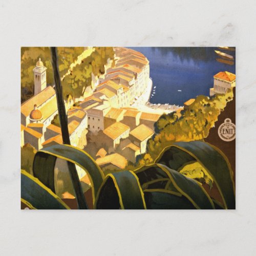 Vintage Portofino Italy Postcard
