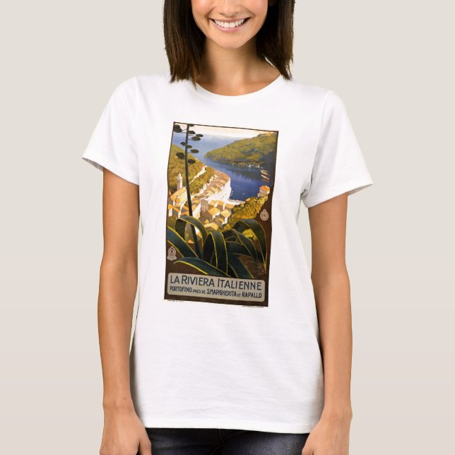 Vintage Portofino Italy T-Shirt (Front)
