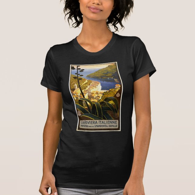 Vintage Portofino Italy T-Shirt (Front)