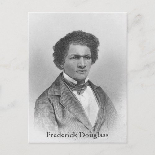 Vintage Portrait Abolitionist Frederick Douglass Postcard