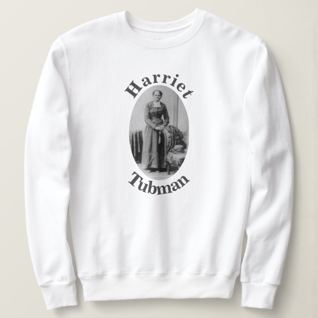 Vintage Portrait of Abolitionist Harriet Tubman Sweatshirt (Design Front)