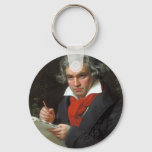 Vintage Portrait Of Composer, Ludwig Von Beethoven Keychain at Zazzle
