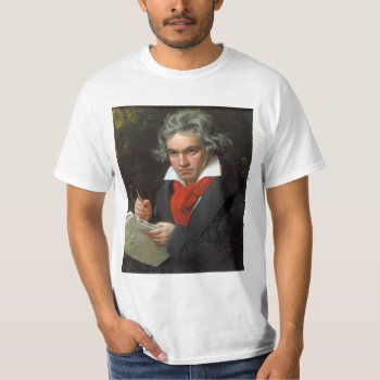 Vintage Portrait Of Composer  Ludwig Von Beethoven T-shirt by ZazzleArt2015 at Zazzle