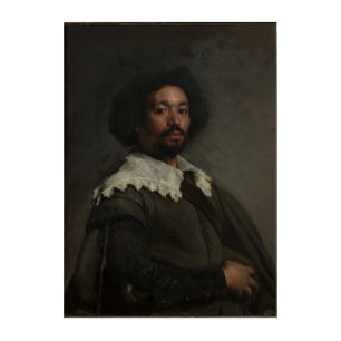 Vintage Portrait of Juan de Pareja by Velázquez Acrylic Print