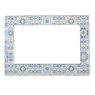Vintage Portugal Azulejo traditional Magnetic Frame