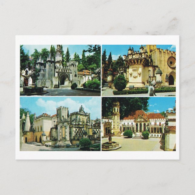 Vintage Portugal,  Coimbra, Multiview Postcard (Front)