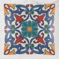 Vintage Portuguese Azulejos Tile Pattern