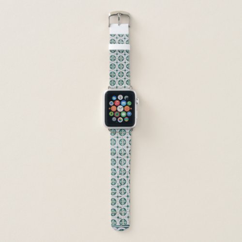 Vintage Portuguese Tile Design Apple Watch Band