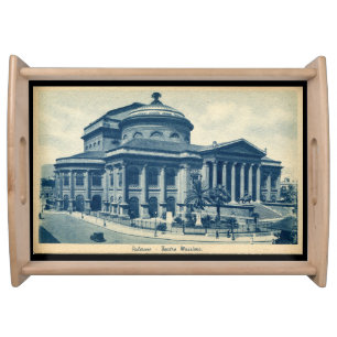 Vintage Post Card Serving Tray