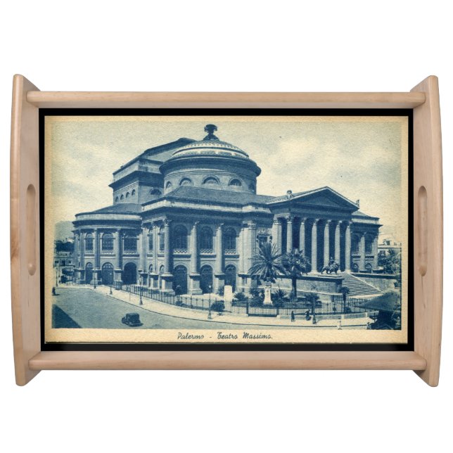Vintage Post Card Serving Tray (Front)