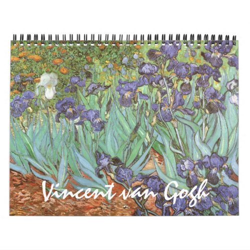 Vintage Post Impressionism by Vincent van Gogh Calendar